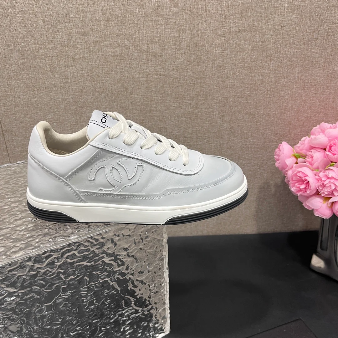 Повседневные туфли Chanel 2024 - Белые - 3