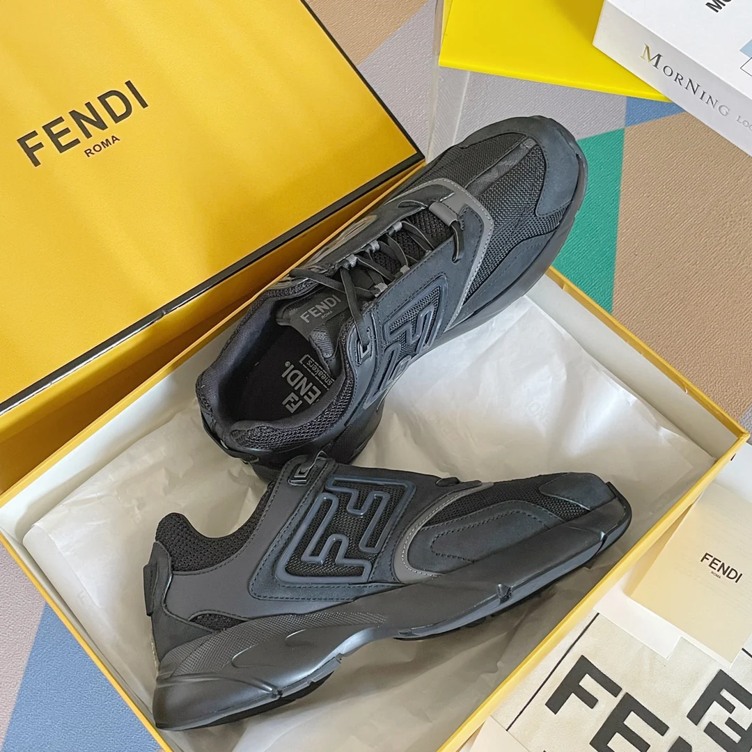 Кроссовки Fendi - Парные - Черные