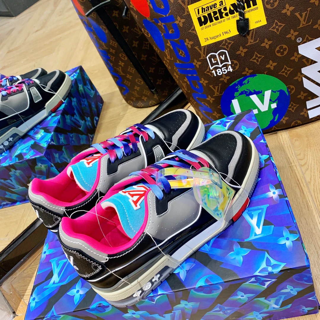 LV - Кожаные кроссовки - Повседневная обувь - Мужская