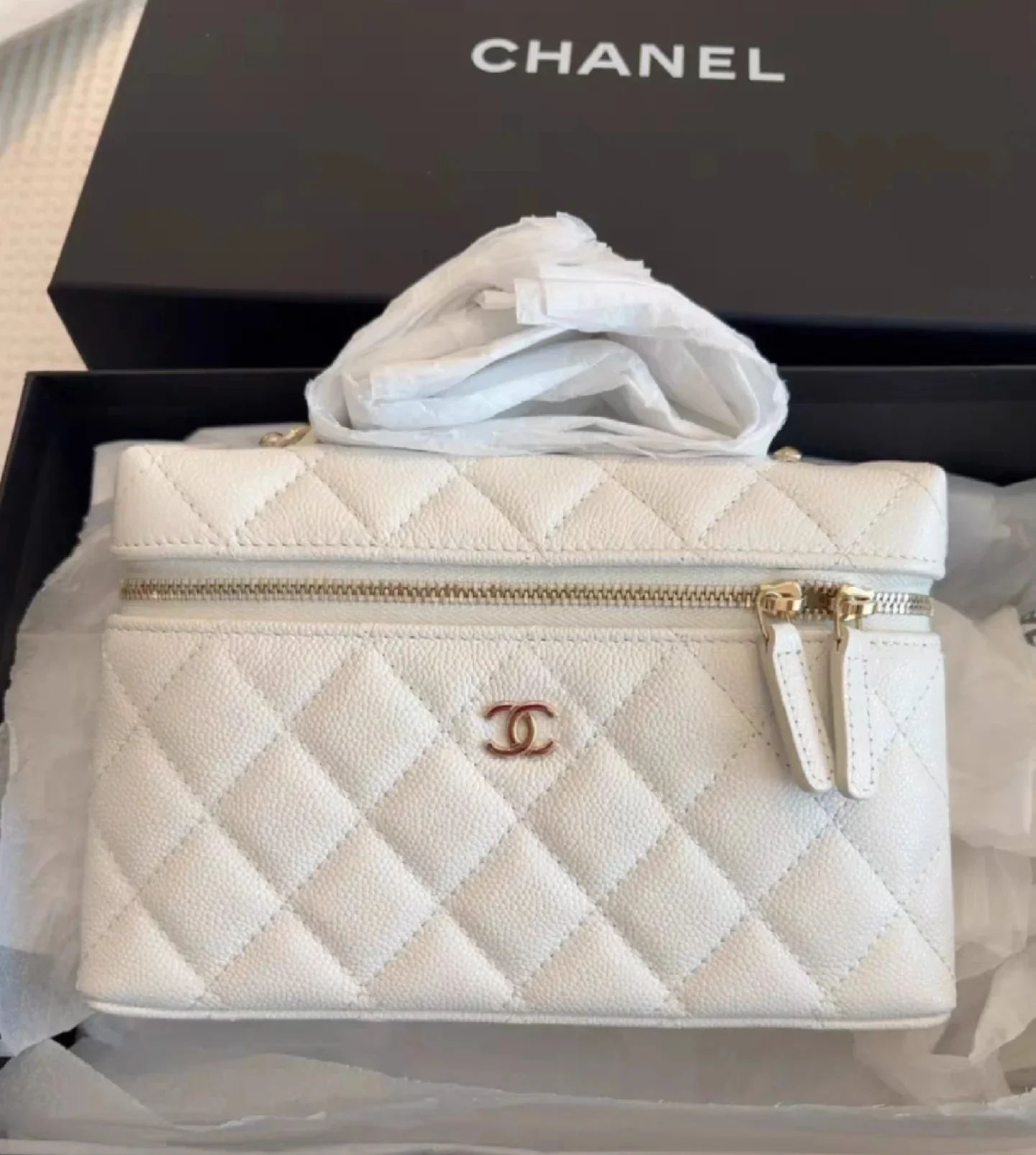 Сумка для ланча Chanel 25c-LP - белая
