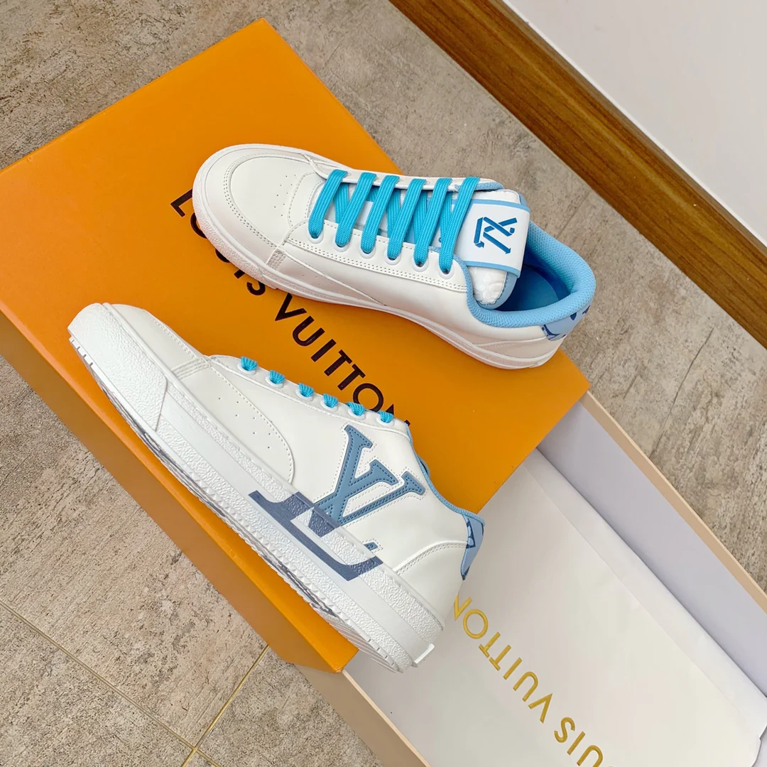 Кроссовки LV 2022 Must-Have - серия Charlie - белые и синие