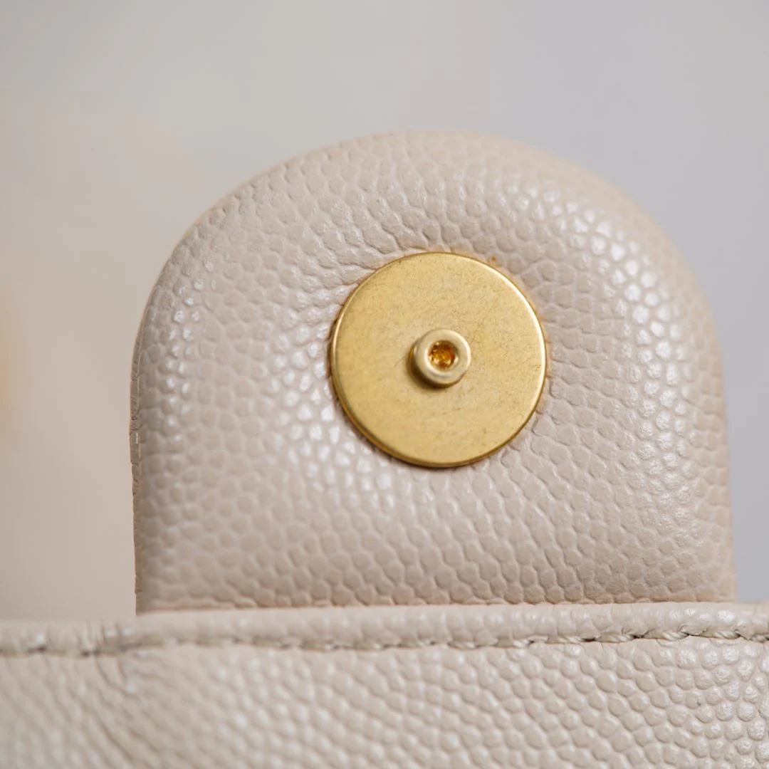 Сумка Chanel 25s 25bag Caviar Drawstring Hobo Small - Off-white