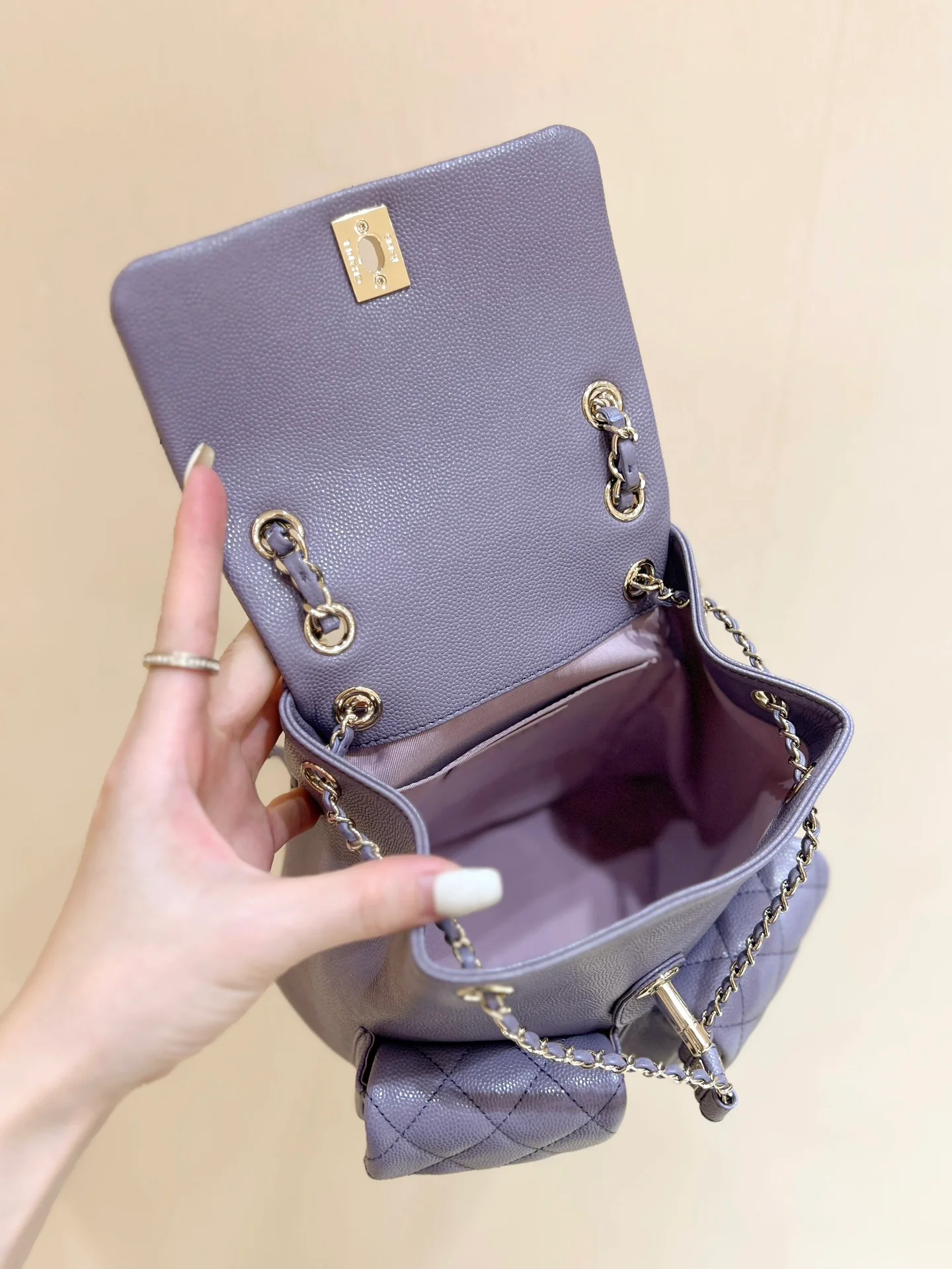 Рюкзак Chanel-Duma Frog — фиолетовый