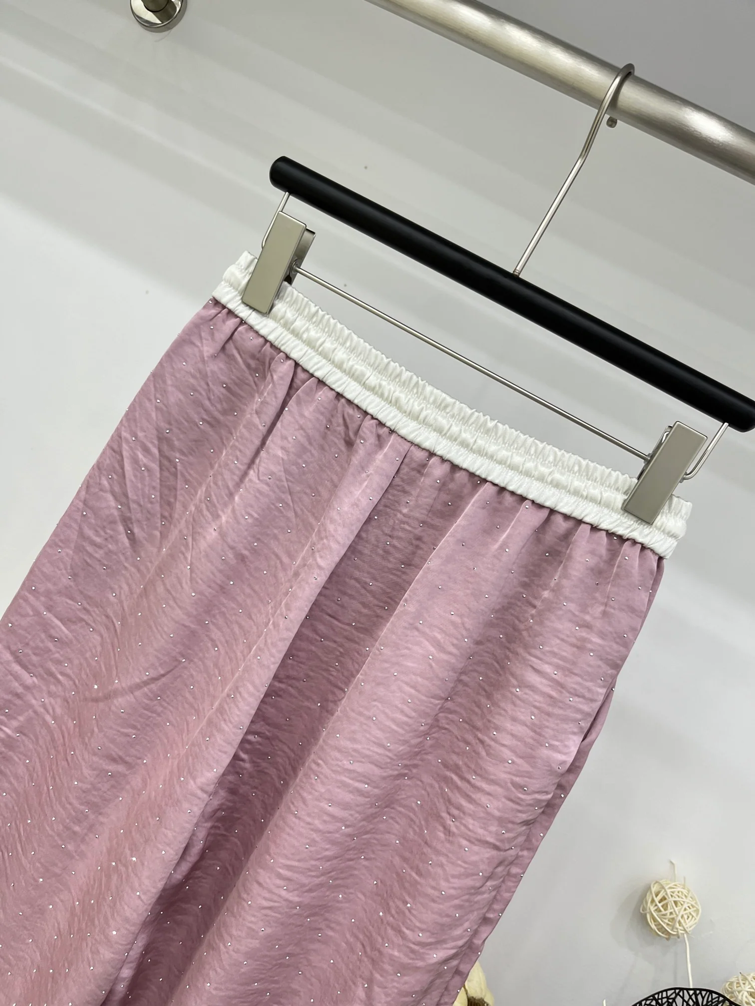 Miu Miu - 2404-24 Новые повседневные брюки - Розовые