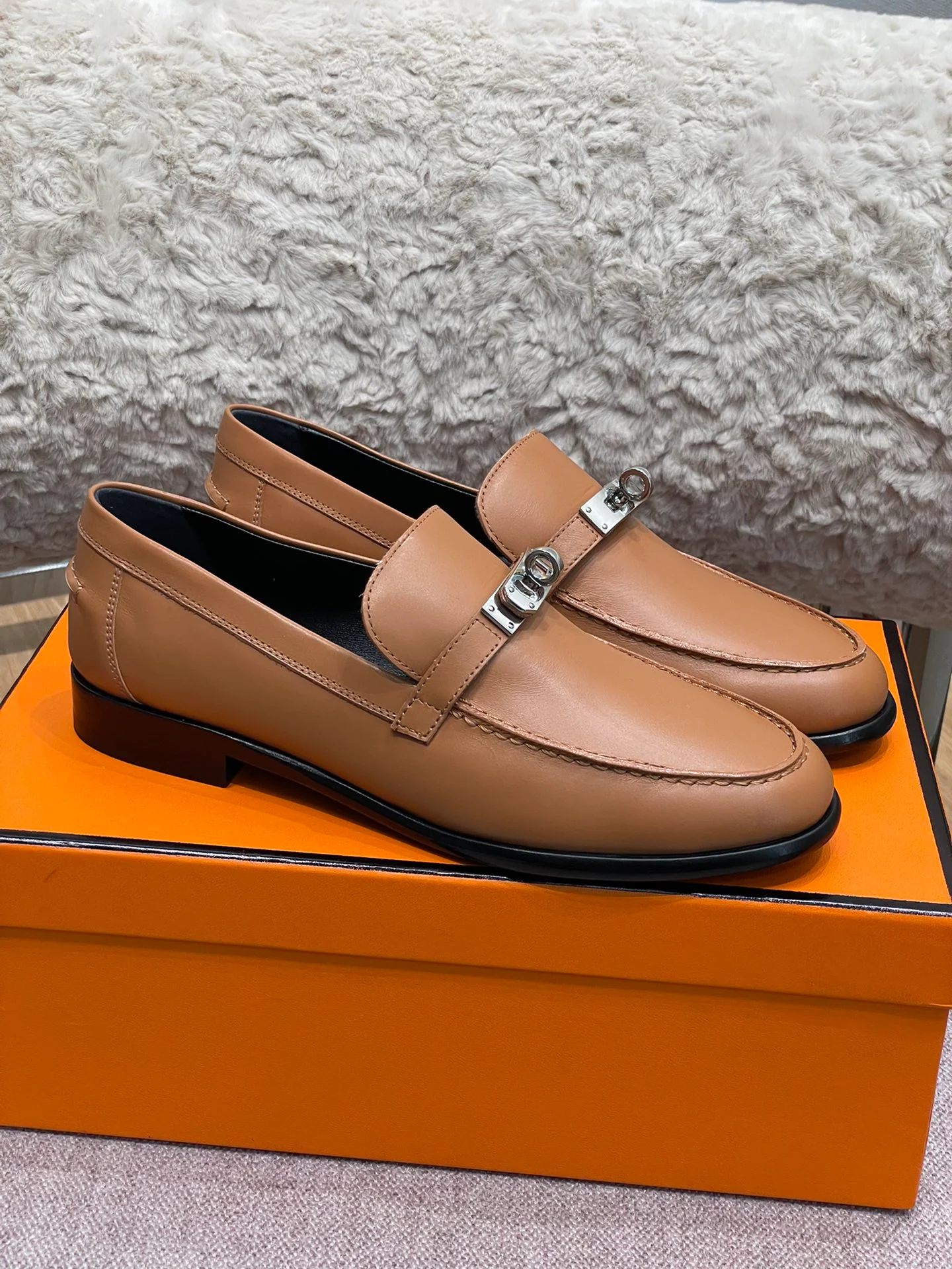 Классические лоферы Hermes Kelly - 2 шт.