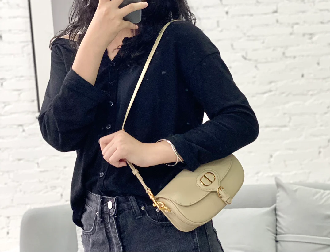 Сумка Dior Bobby Series East-West-Underarm Bag-Apricot