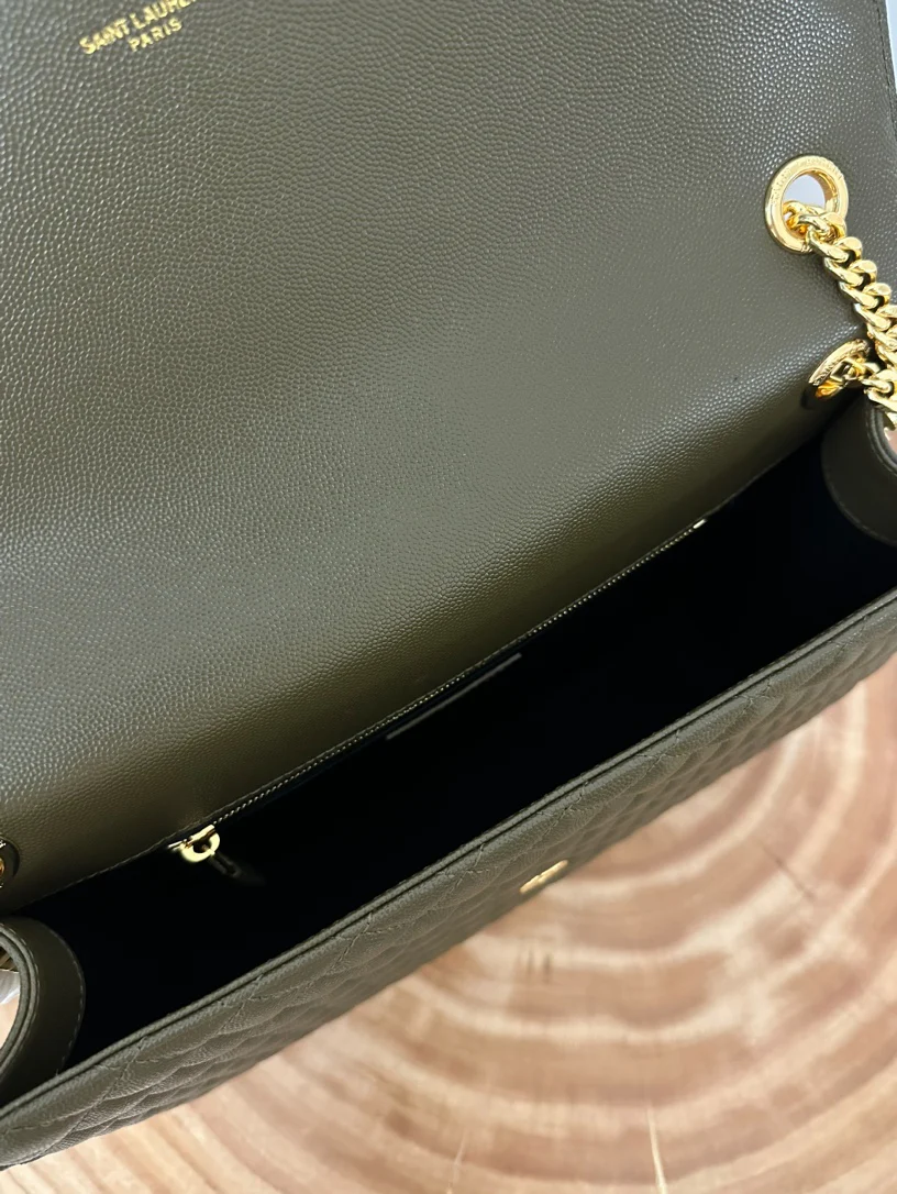 Конверт YSL - темно-зеленый