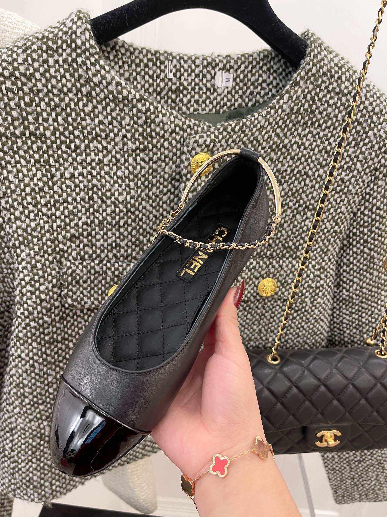 Chanel - Изысканная цепочка - Туфли Мэри Джейн - 5