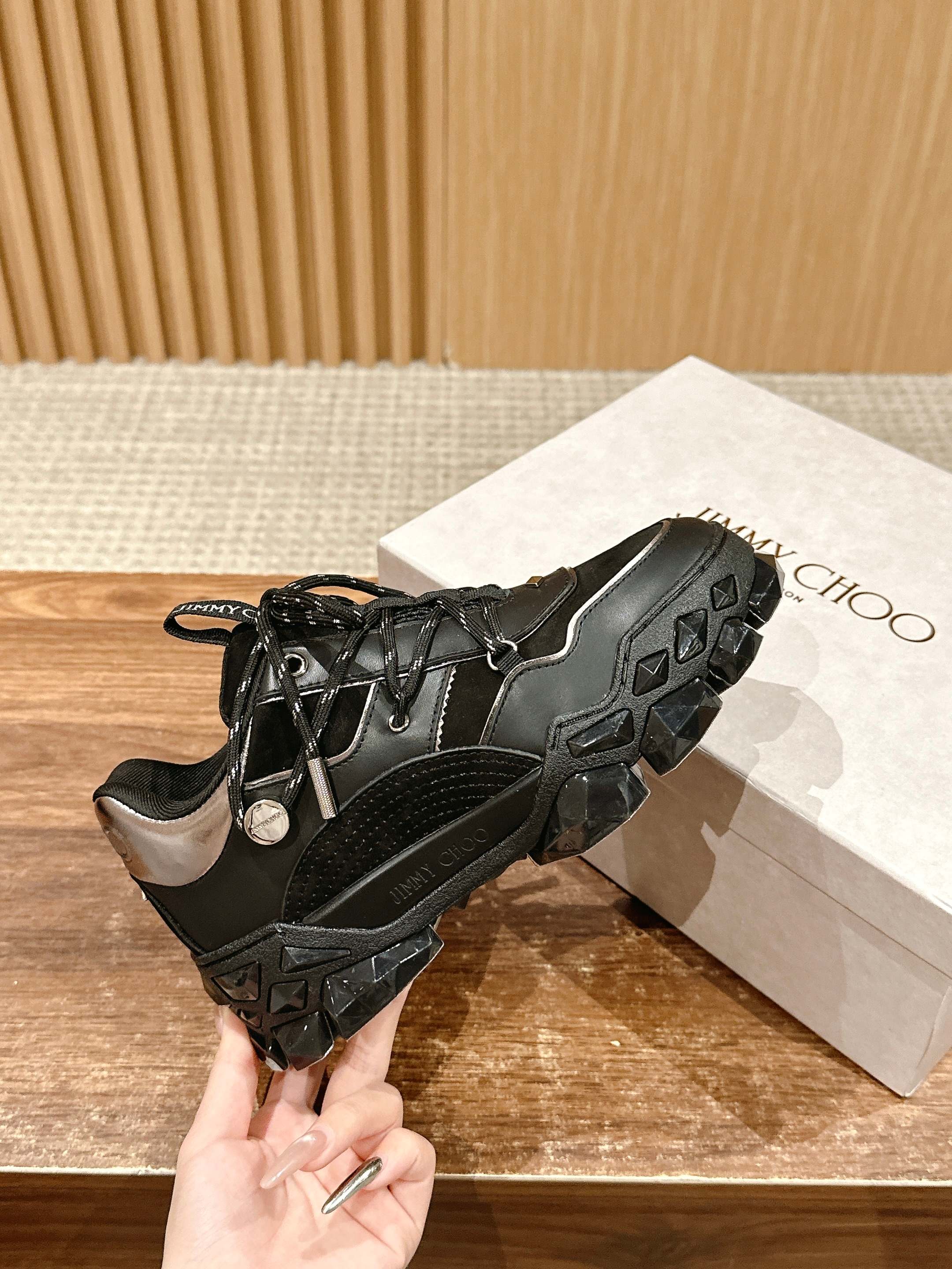 Парные кроссовки Jimmy Diamond Dad Shoes - черные