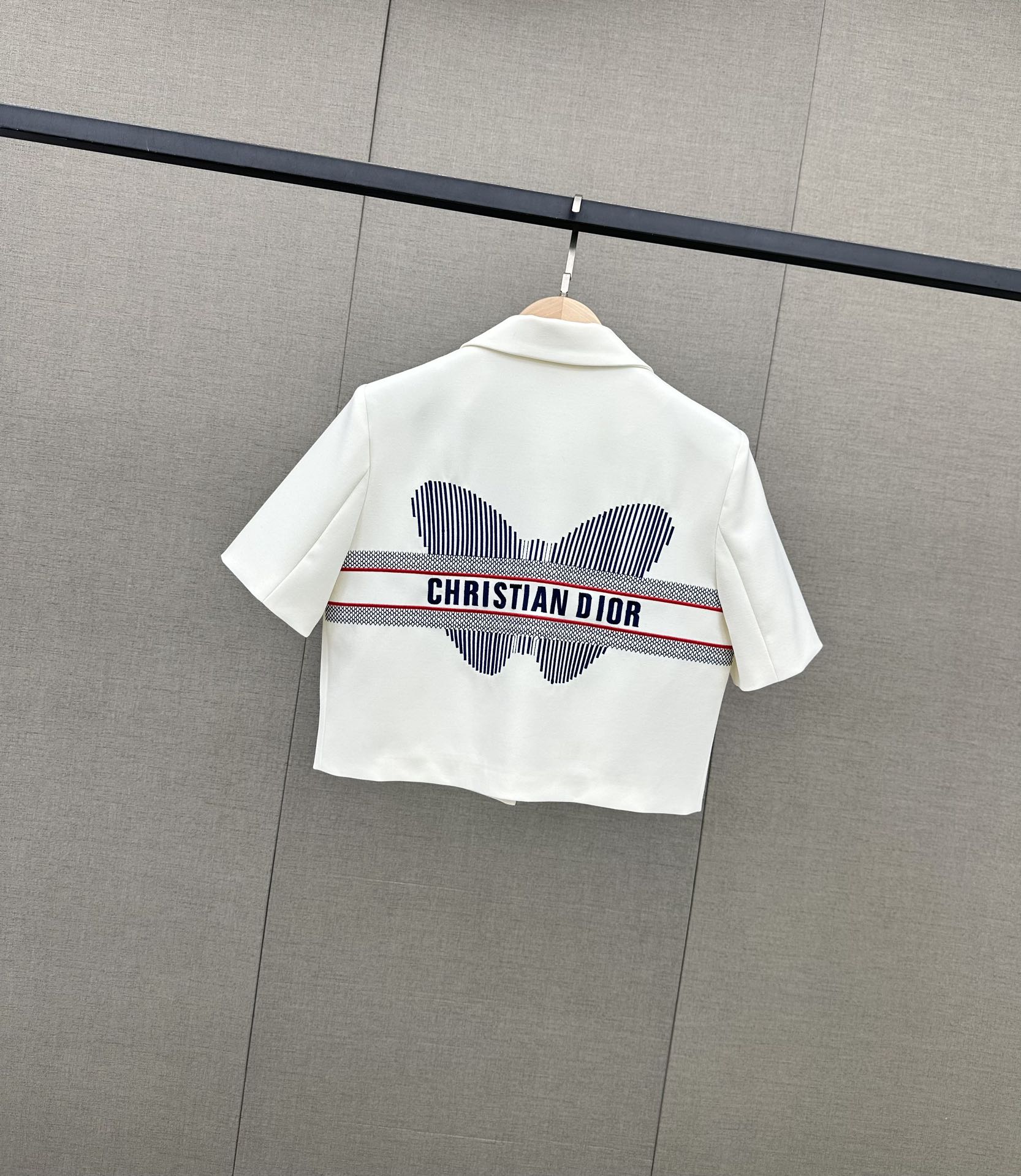 Пиджак Dior 2403 в стиле кэжуал — белый