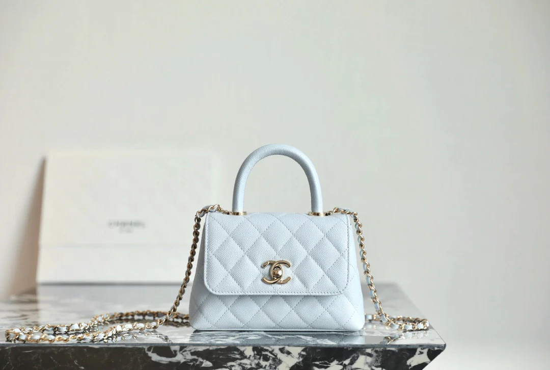 Chanel - ????-?????????-bb Синяя золотая пряжка