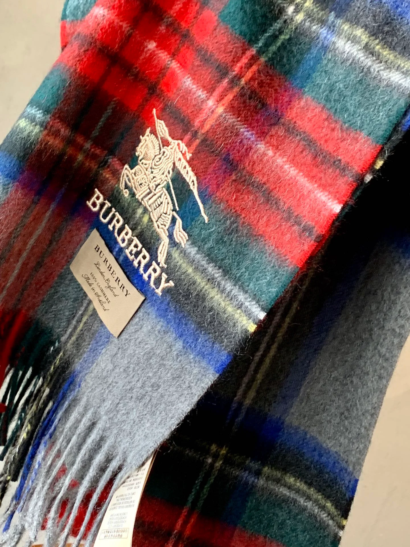 Кашемировый шарф Burberry - 30 см - 195 см - 1