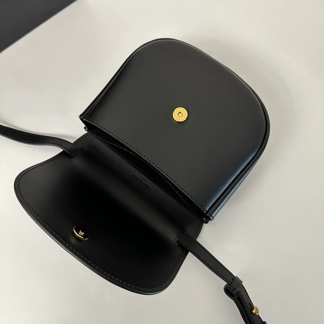 Сумка-седло YSL-Kaia-черная