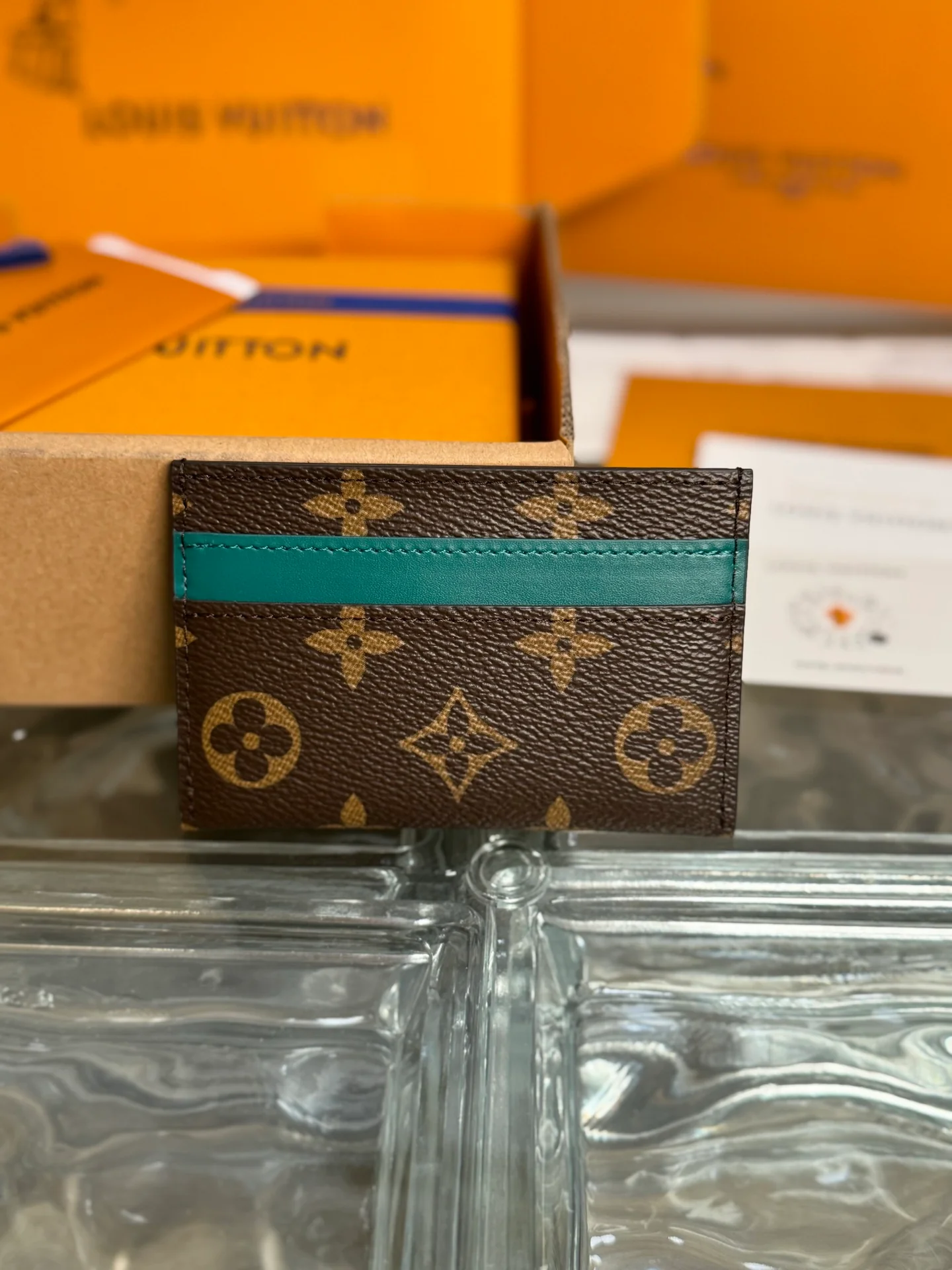 LV-m12839-monogram-macassar держатель для карт темно-зеленый