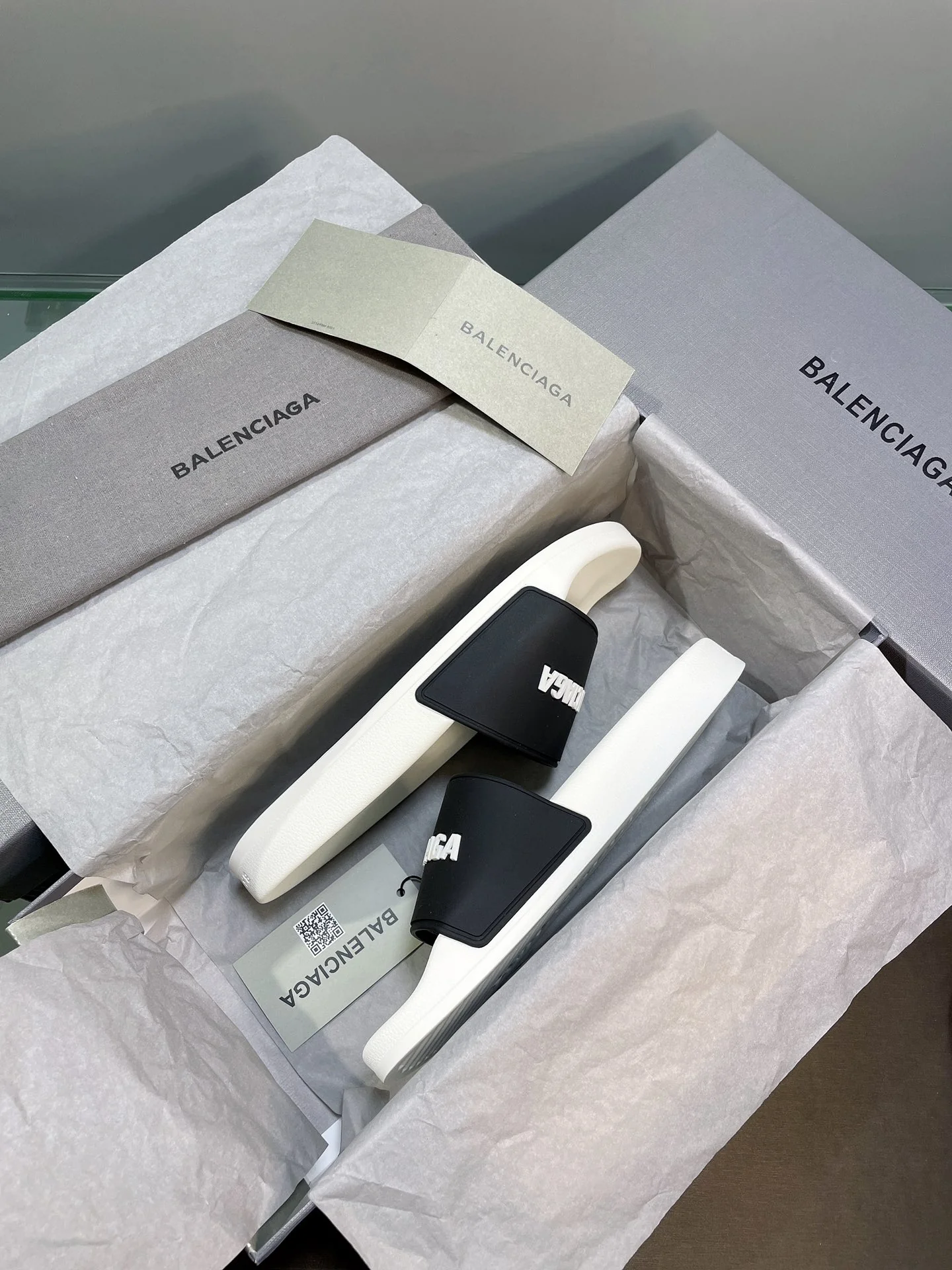 Balenciaga - Новая модель 2022 года - Тапочки с эффектом памяти и улучшенной упругостью - 6