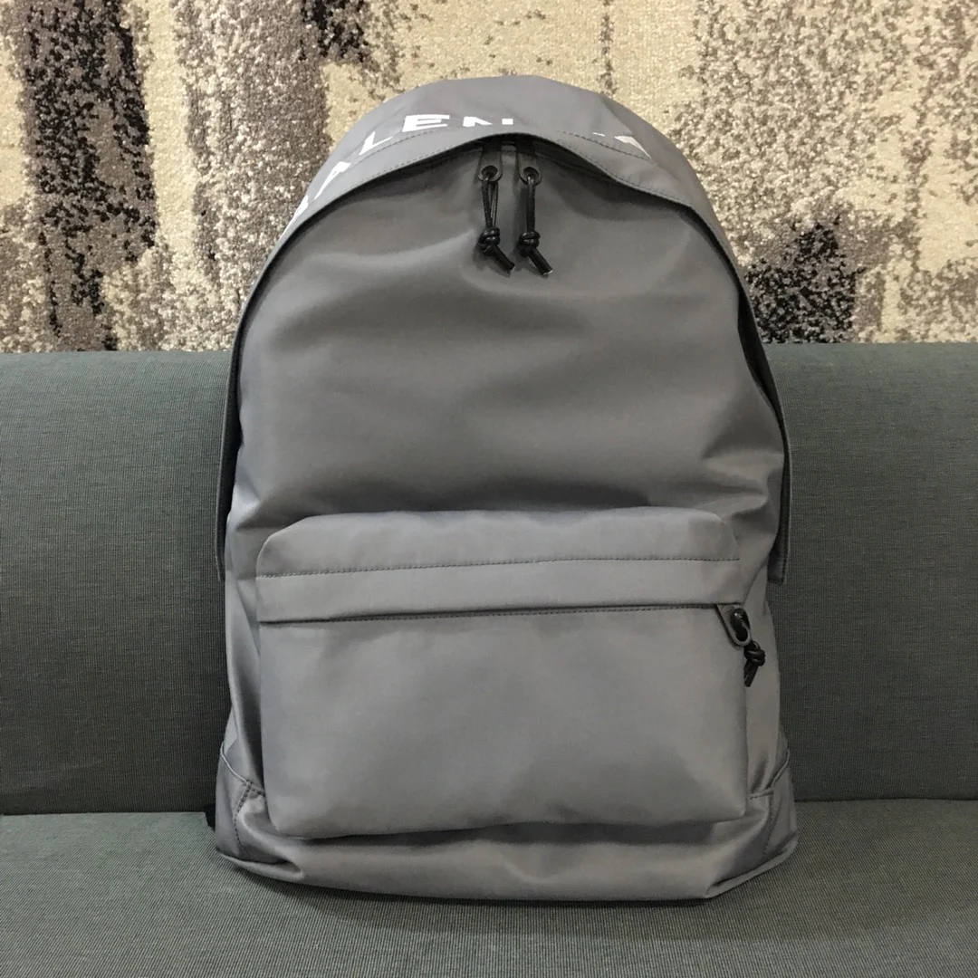 Рюкзак Balenciaga - Унисекс - Логотип - Серый