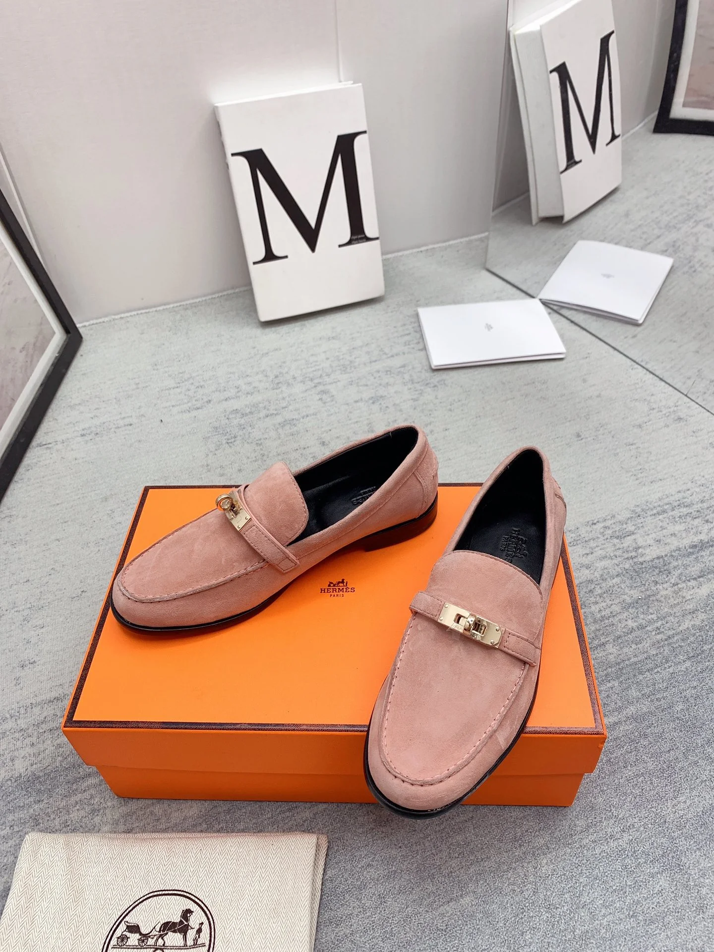 Hermes-h Туфли с пряжкой из нержавеющей стали, 2 шт.