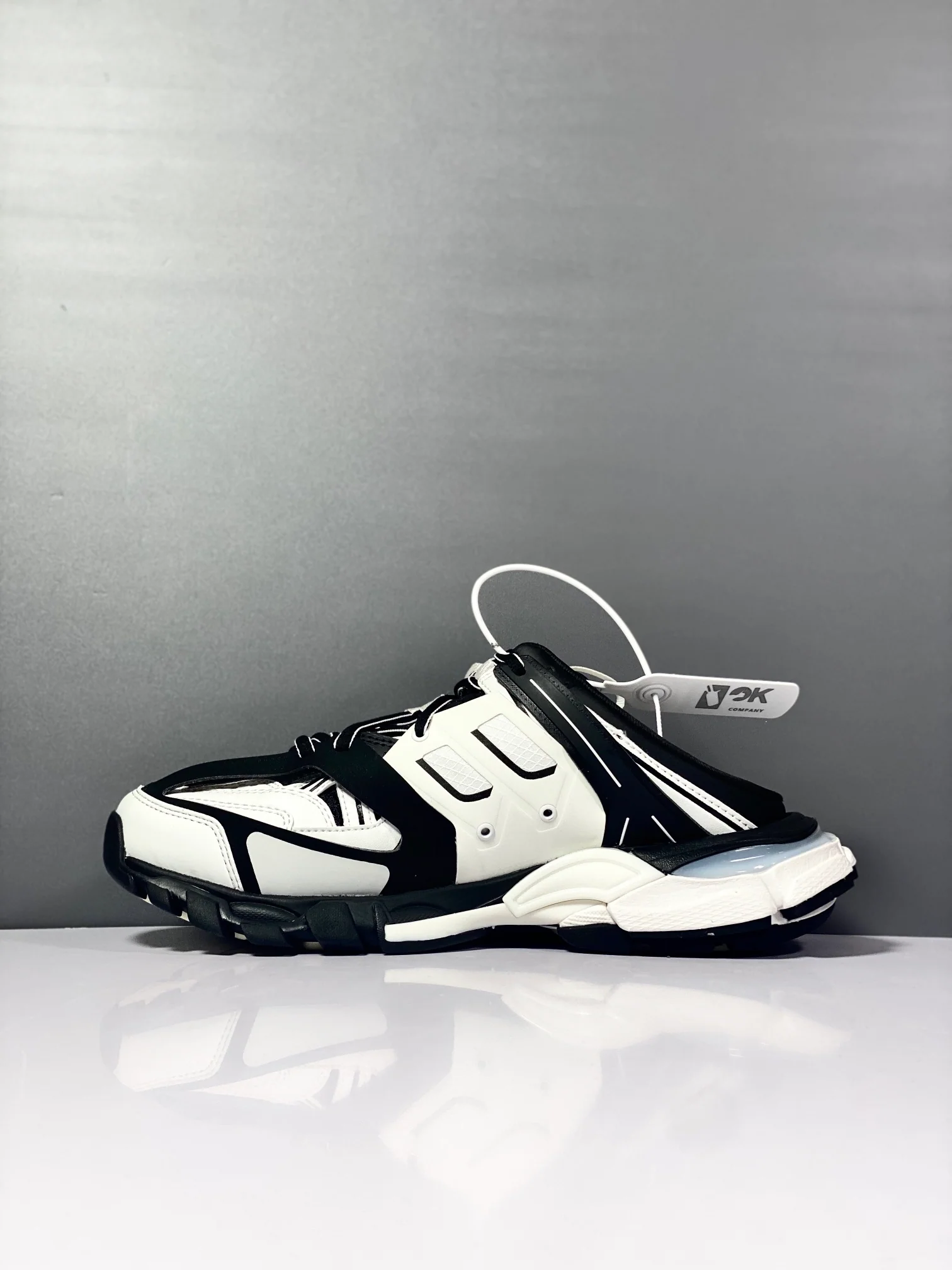 Balenciaga - Парные тапочки - 3-0 - Полутапочки - Кроссовки - Tess - S-Gomma - Maille - Бело-оранжевые