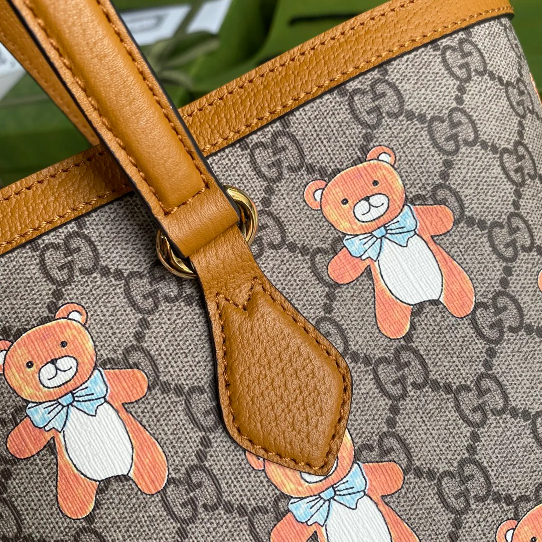 Сумка-шоппер Gucci в виде плюшевого мишки - 4 шт.