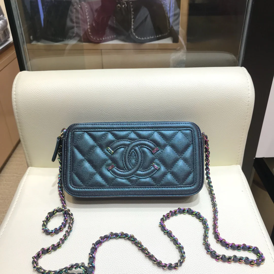 Chanel - Стеганая цепочка, маленькая - цепочка отстегивается - 1