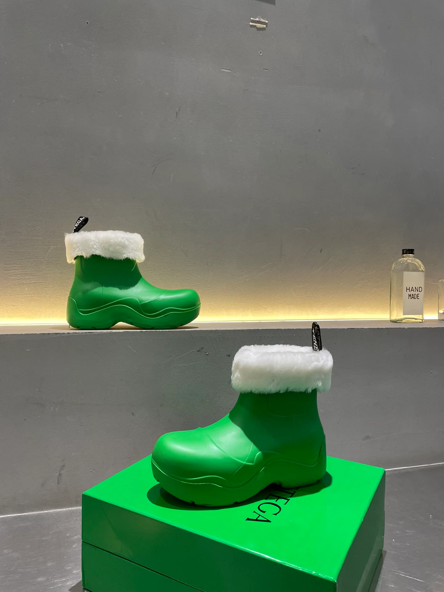 BV - Шерстяные зимние сапоги - Зеленые