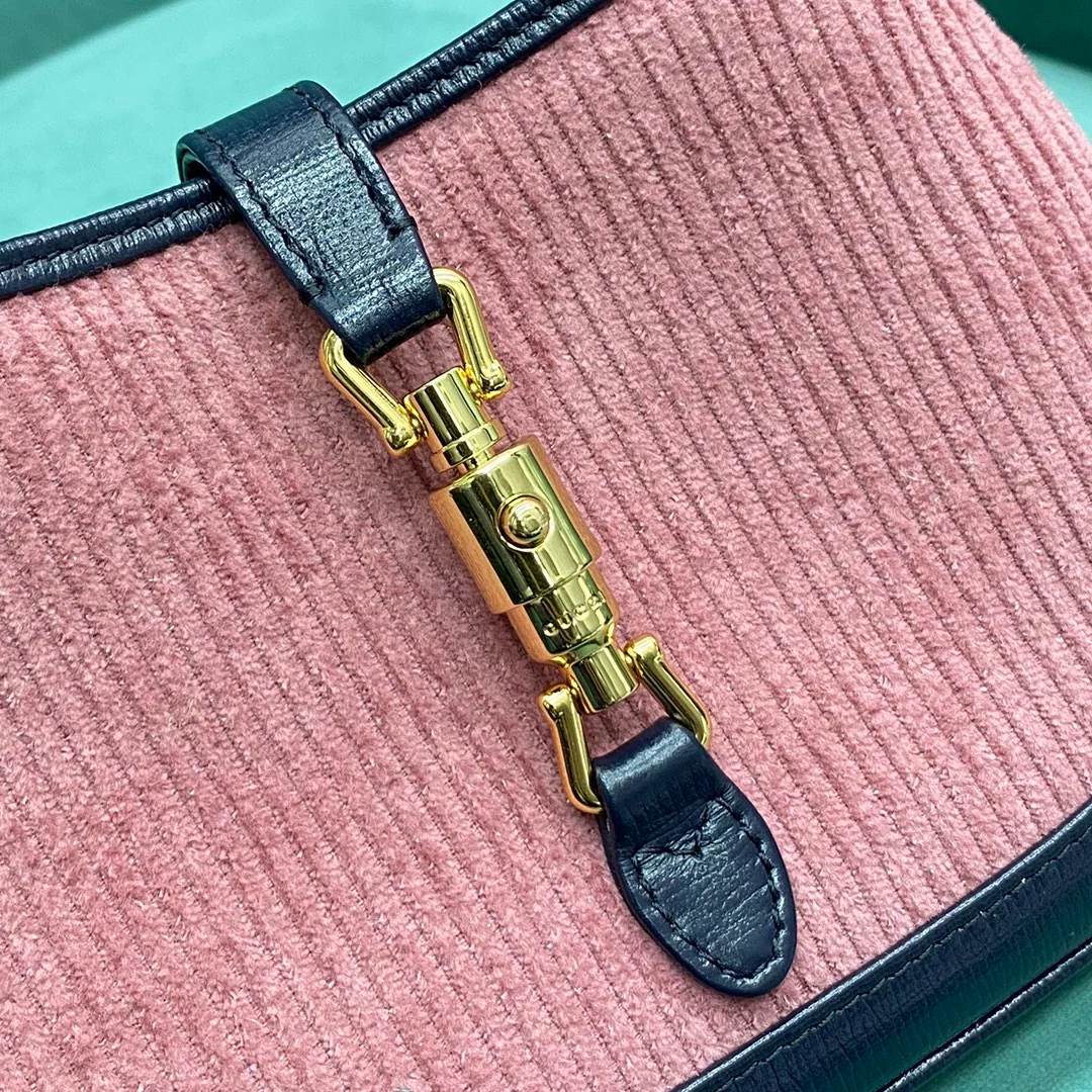 Gucci Jackie 1961 Полосатый бархат - 1