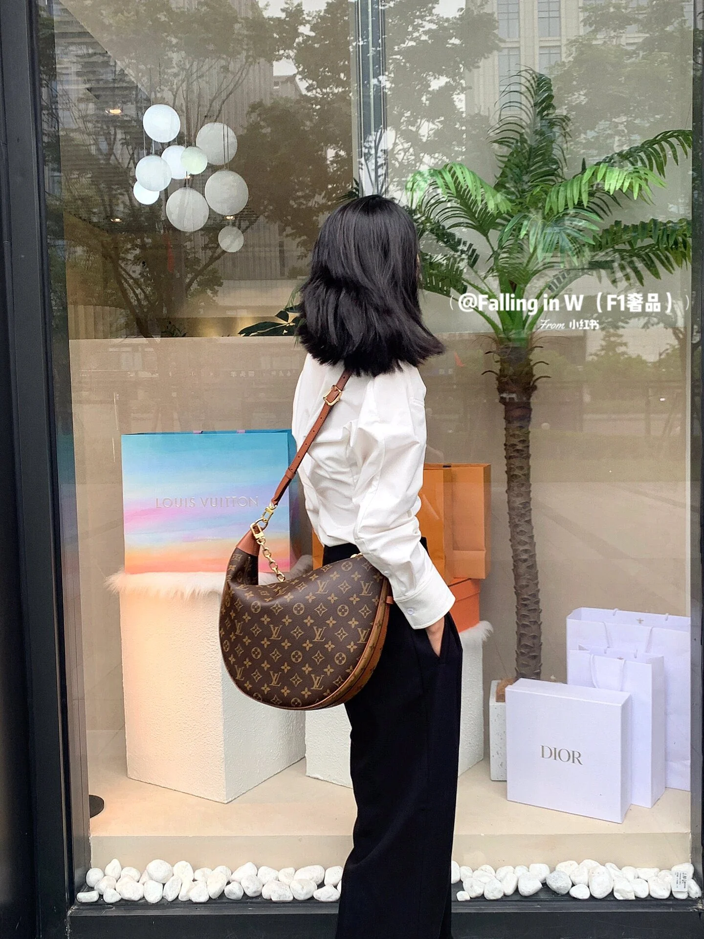 m46311-LV-loop-hobo-monogram большая сумка-полумесяц