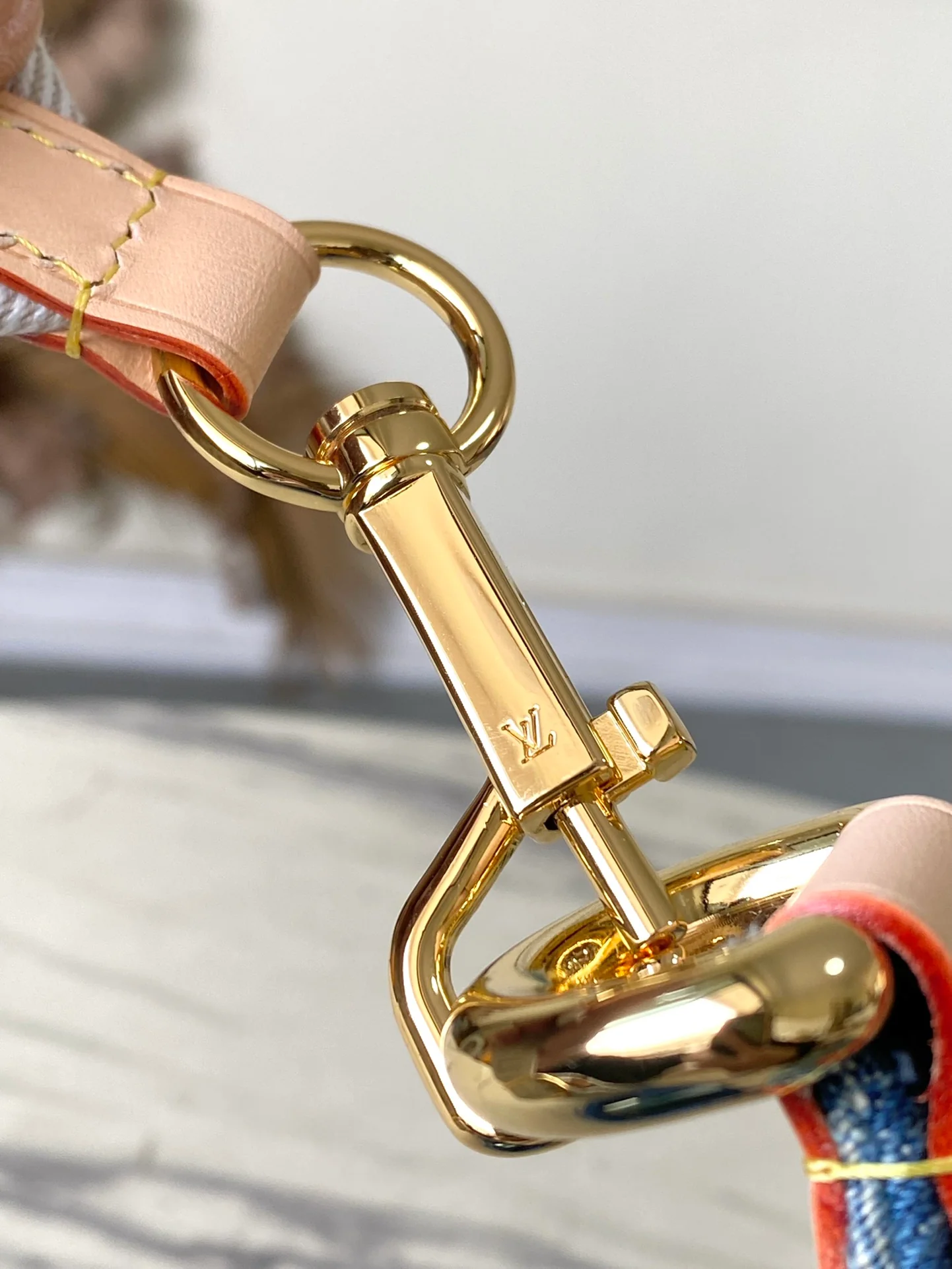 m46837-LV-Поясная сумка с высокой посадкой, джинсовая, синяя