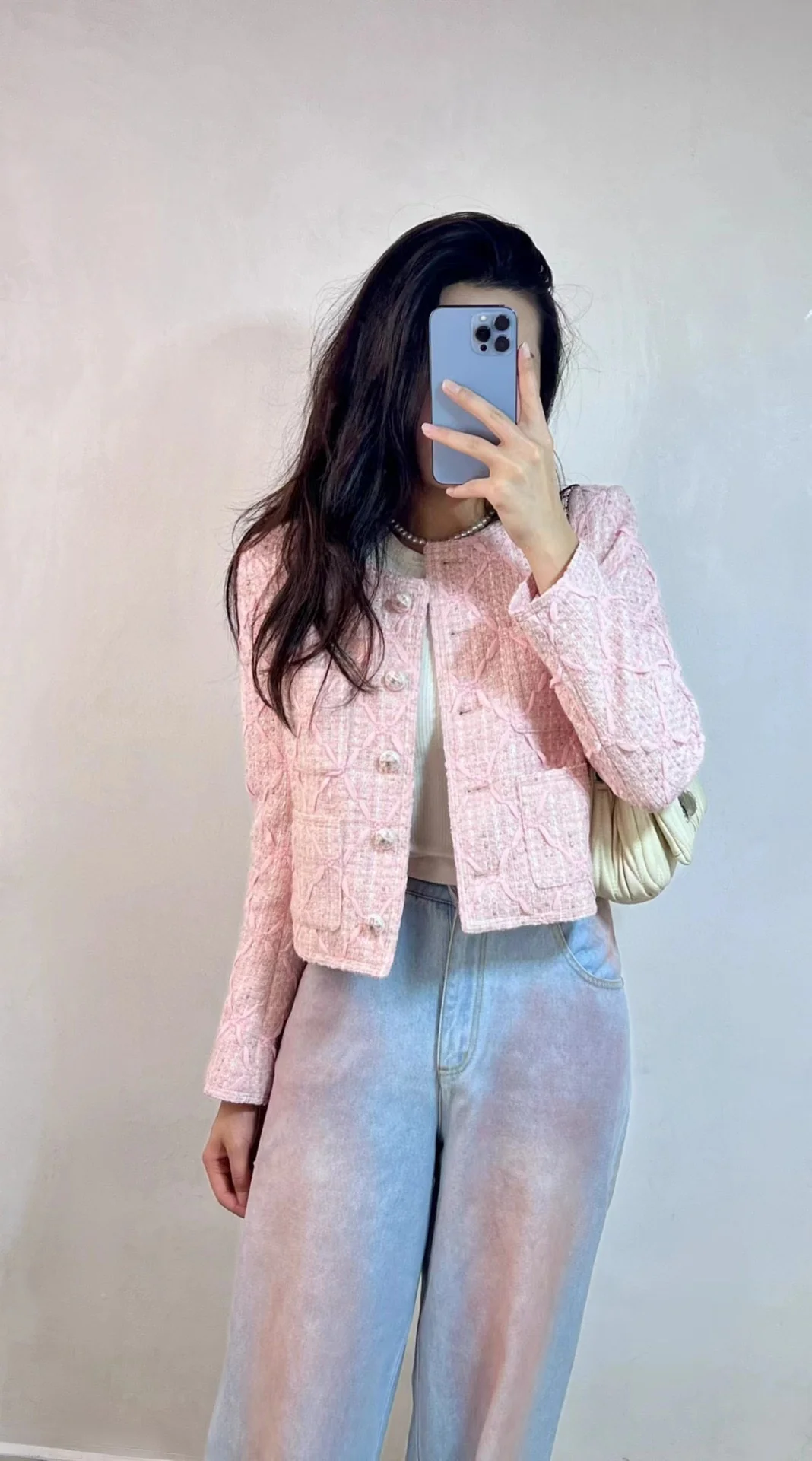 Куртка Chanel 2403 ?Камелия? — розовая.