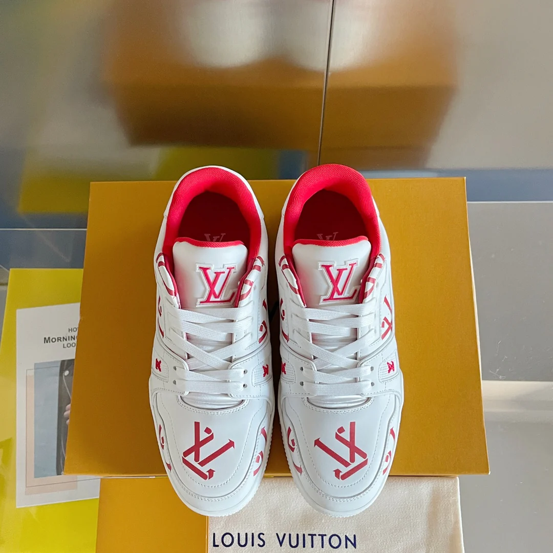 Кроссовки LV Trainer - красные