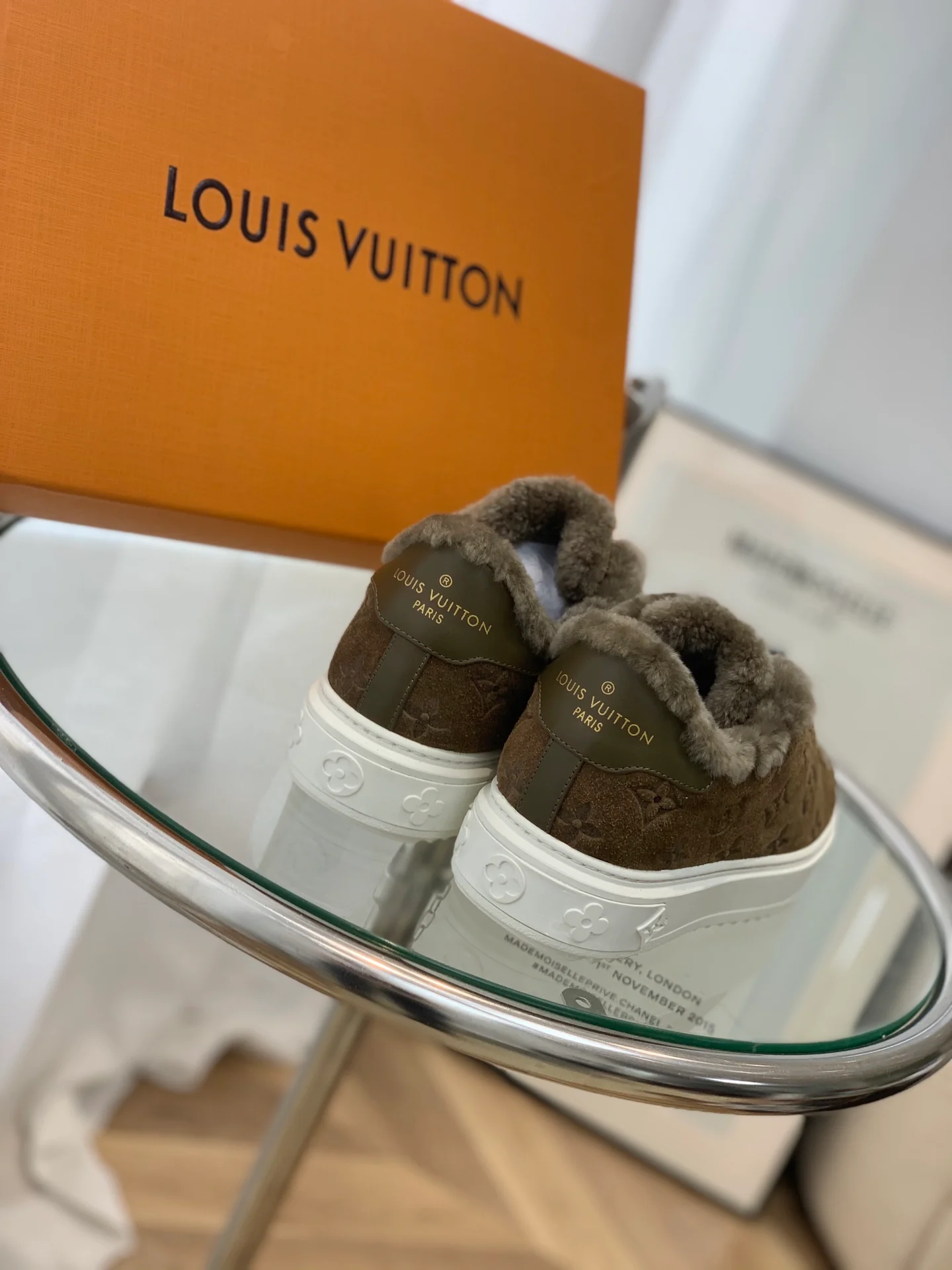 Обувь LV - шерстяные повседневные туфли LV для фестиваля