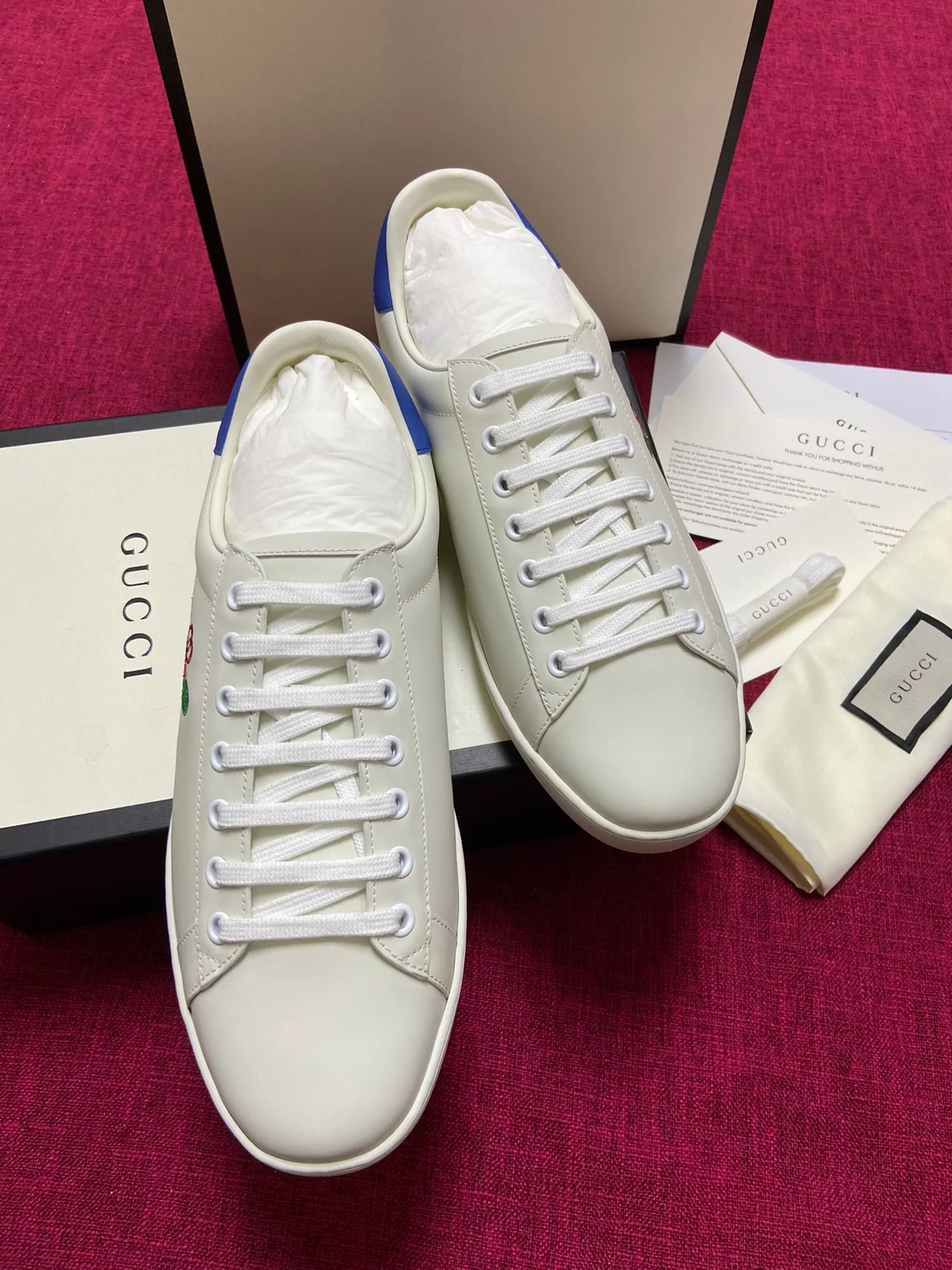 Gucci - Белые кроссовки - Кроссовки - Повседневная обувь - 3