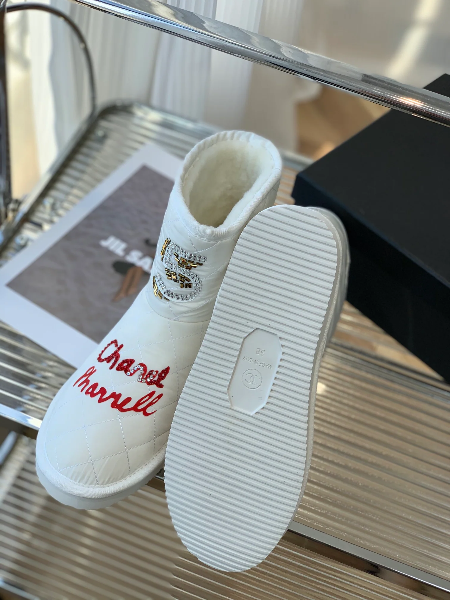 Снежные сапоги Chanel - 1