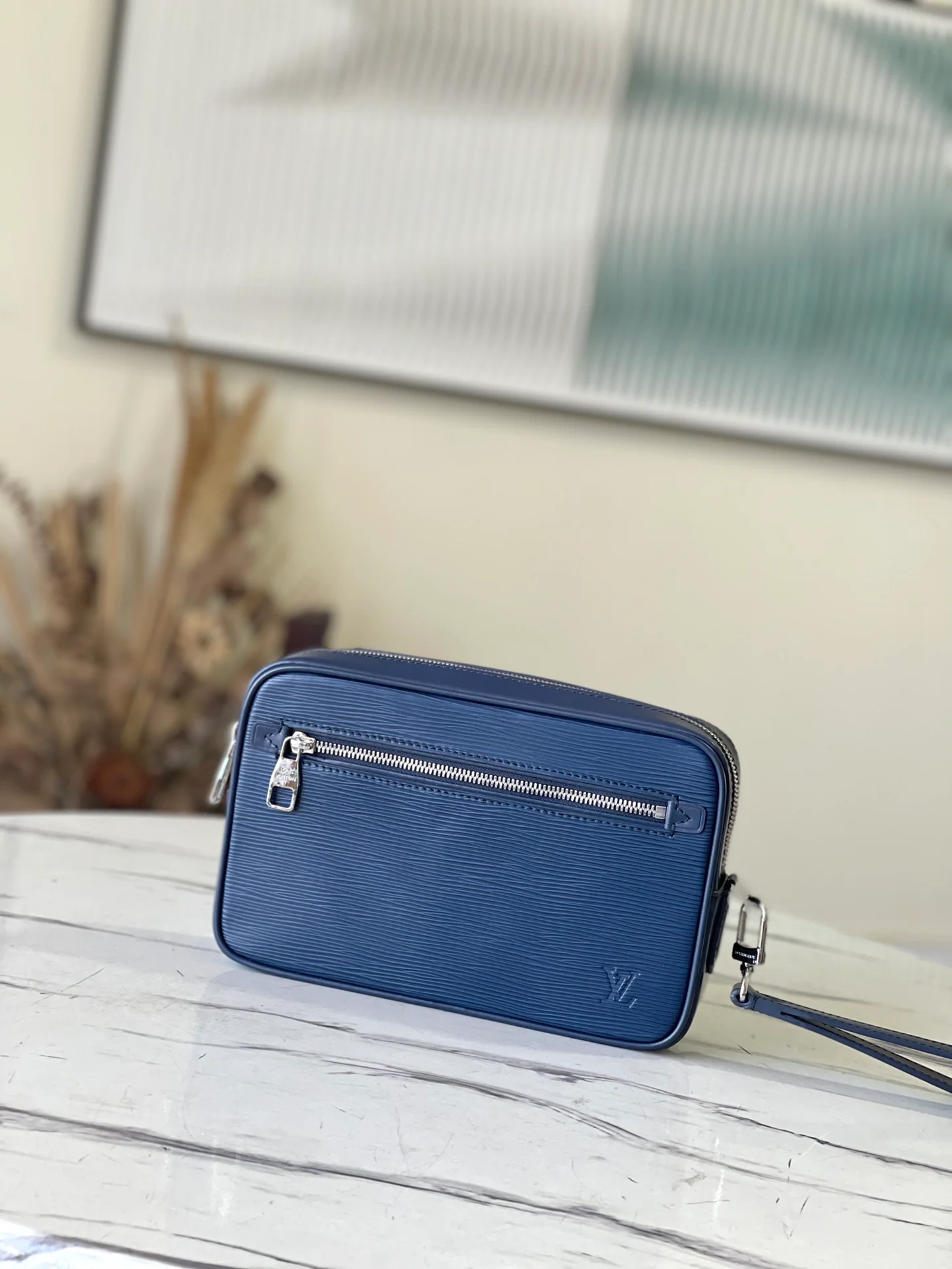 m51726-LV-kasai handbag-water ripple blue