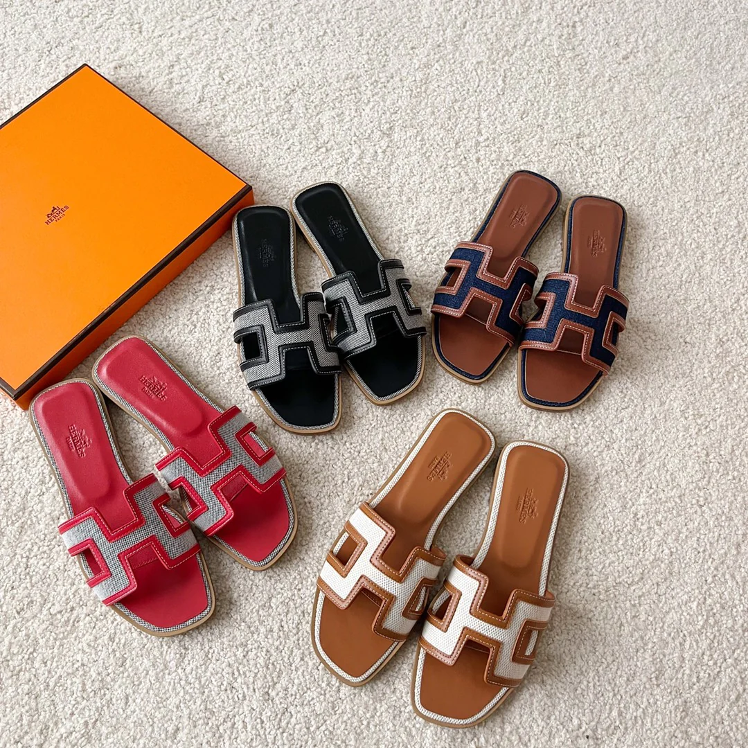 Новинка ранней весны от Hermes - Коричневые тапочки