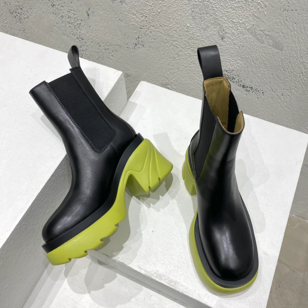 BV-22ss - Ботинки средней высоты на толстой подошве - Размеры 35-39-40-41 (Возможен индивидуальный пошив) - 2