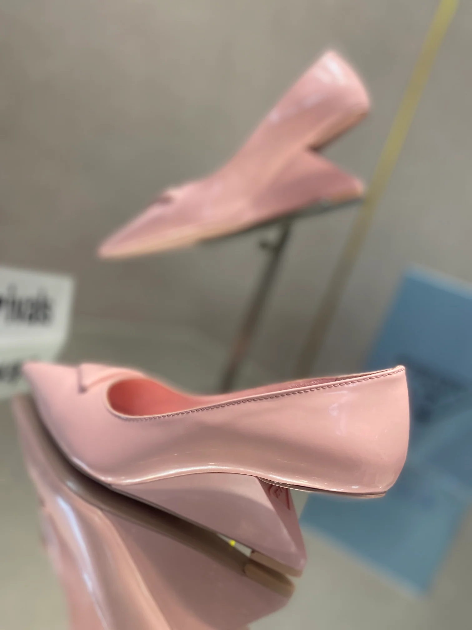 Туфли Prada - Prada - лакированные туфли на низком каблуке - розовые