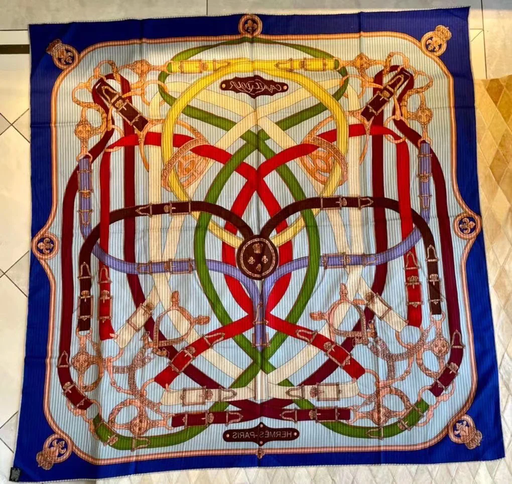 Hermes - Двусторонний шарф с принтом