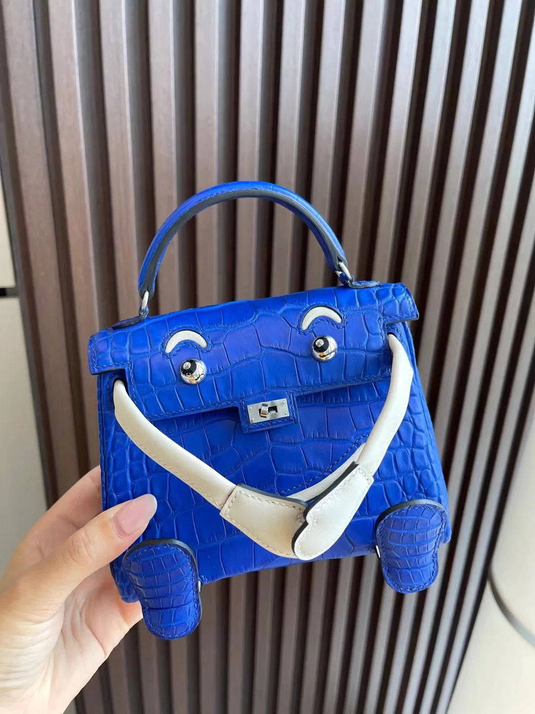 Кукла Hermes Kelly, электрический синий