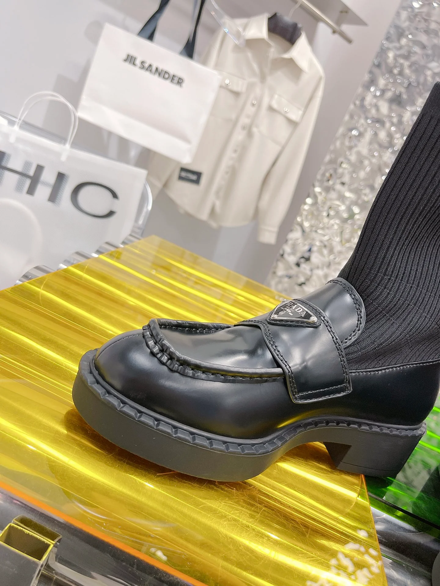 Prada - Новинки сезона осень/зима 2021 - Ботинки-носки