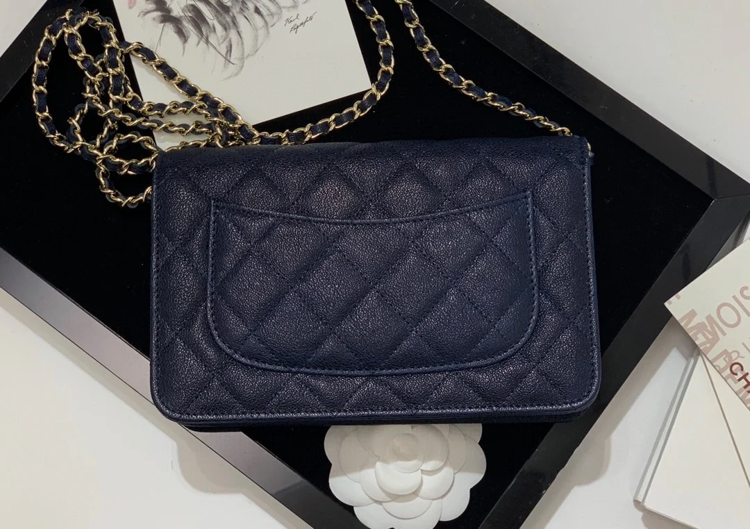 Пряжка Chanel WOC с узором ?Кунжут? из светлого золота - 3 шт.