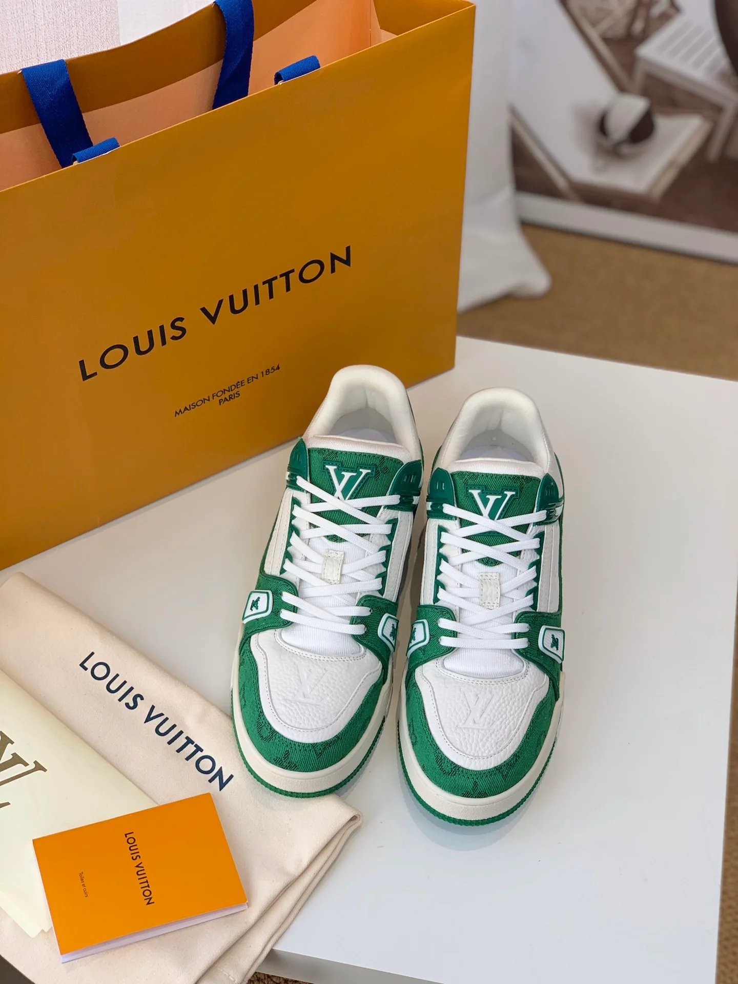 Кроссовки LV Trainer Series - Унисекс - Зелёные