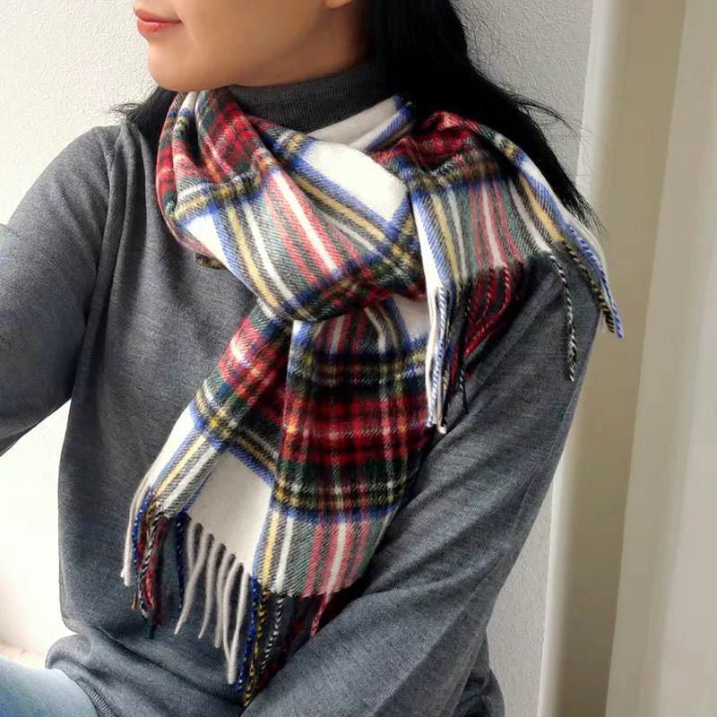 Кашемировый шарф Burberry - 30 см - 195 см