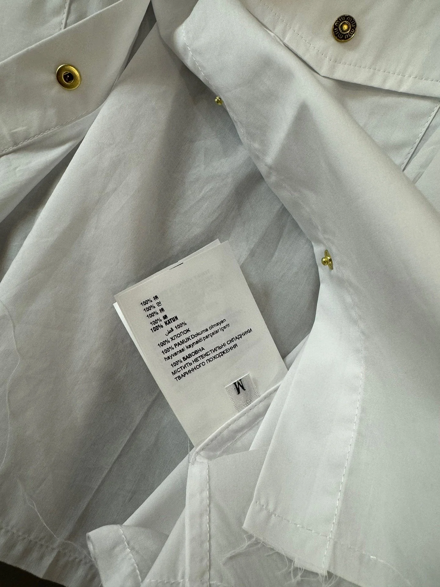 Miu Miu - 2404 - 24ss Новая футболка с коротким рукавом и вышивкой букв