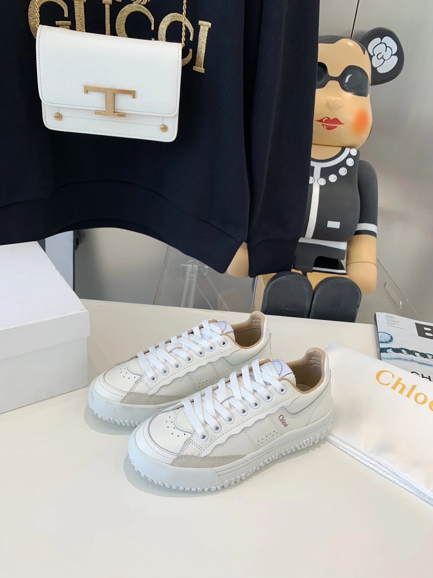 Chloe - Новые белые кроссовки весна/лето