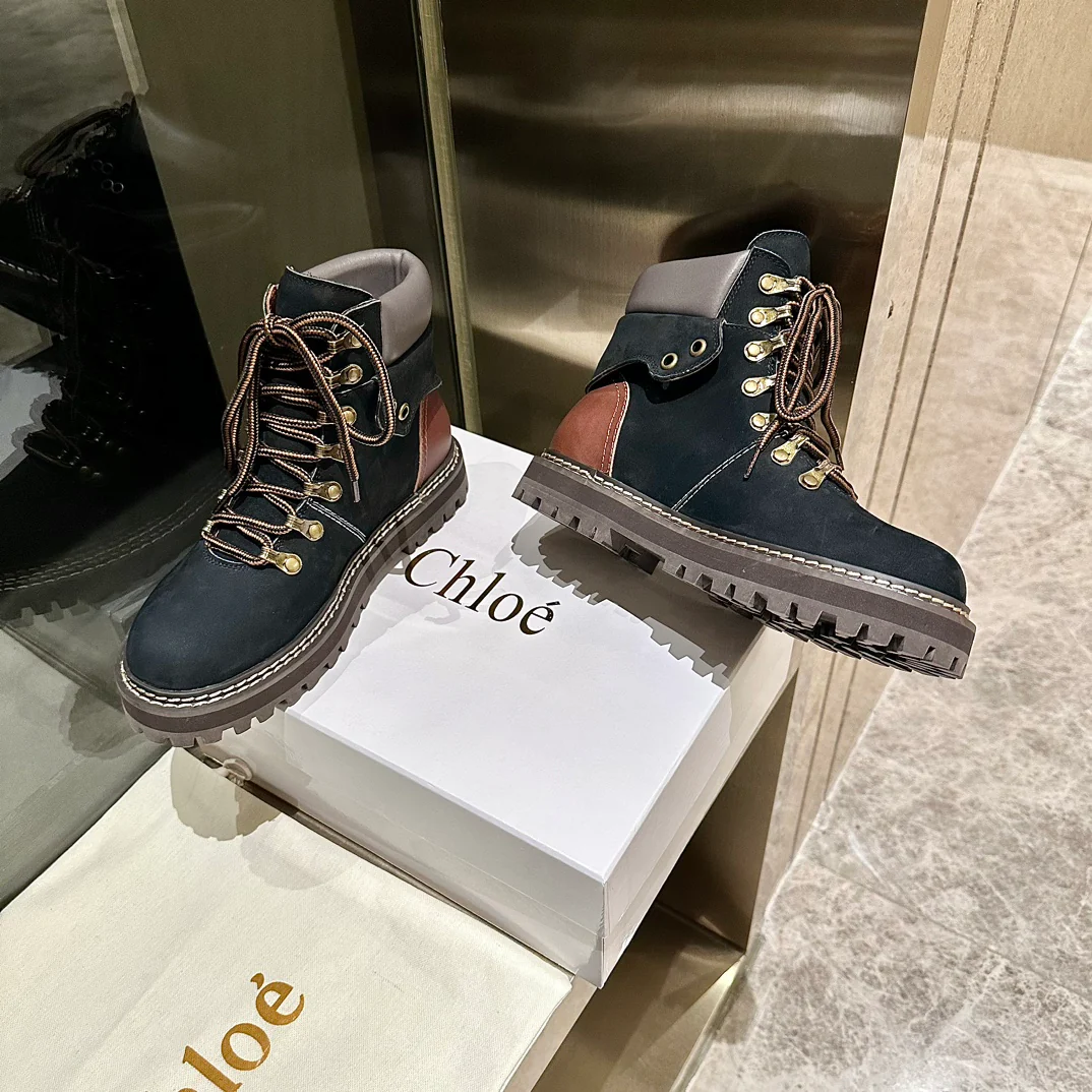 Новинка 2023 года от Chloe - Ботинки Dr. Martens - Ботильоны - Черные