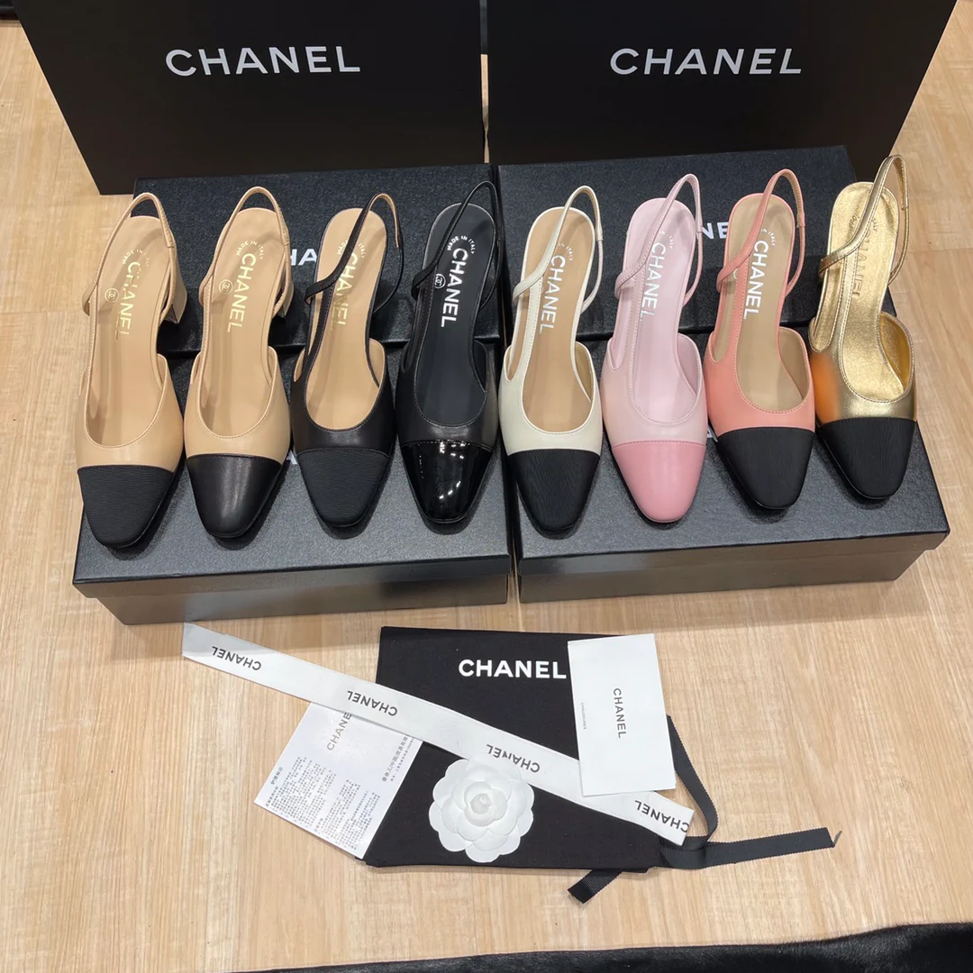 Chanel - Коллекция туфель на каблуке с закрытым носком