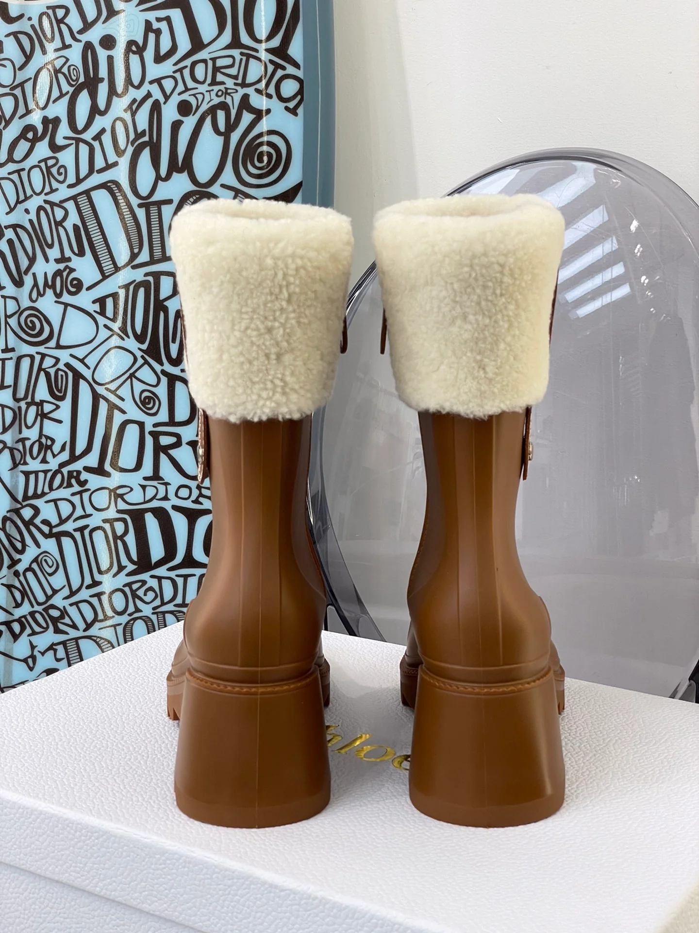 Туфли Chloe - Chloe - Флисовые резиновые сапоги - Верблюжий