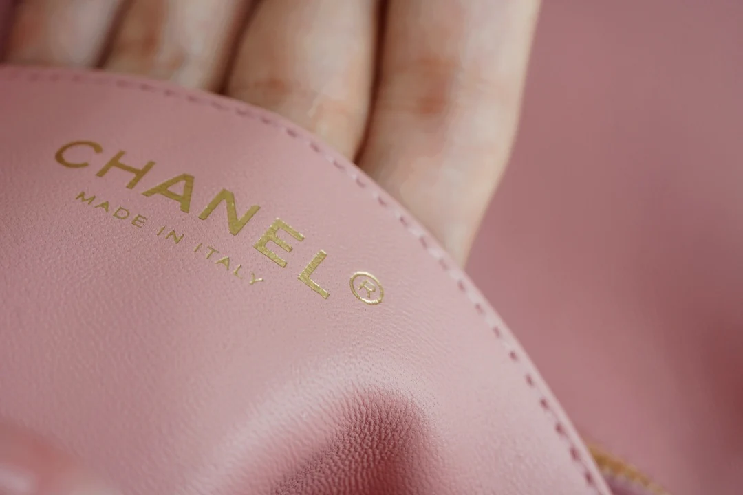 Chanel 23k Gold Globe Square Pink