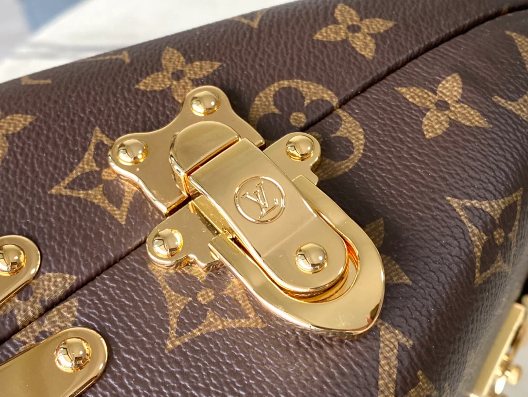 LV-m11114-Сумка Speedy, жесткий чехол, коричневый